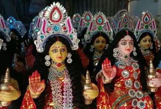 After Vijaya Dashami, households busy in preparations for Kojagari Laxmi Puja in Tripura After Vijaya Dashami, households busy in preparations for Kojagari Laxmi Puja in Tripura